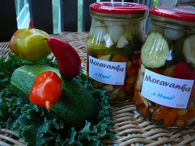 Moravanka z Hané (Czech Pickled Vegetable Mix)