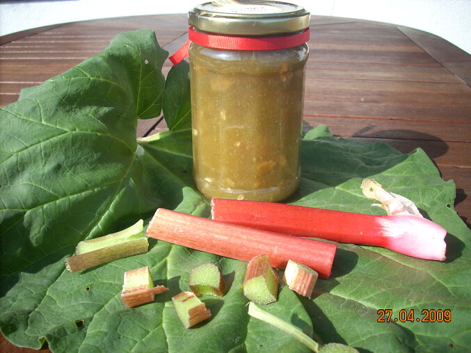 Rhubarb and Pineapple Jam