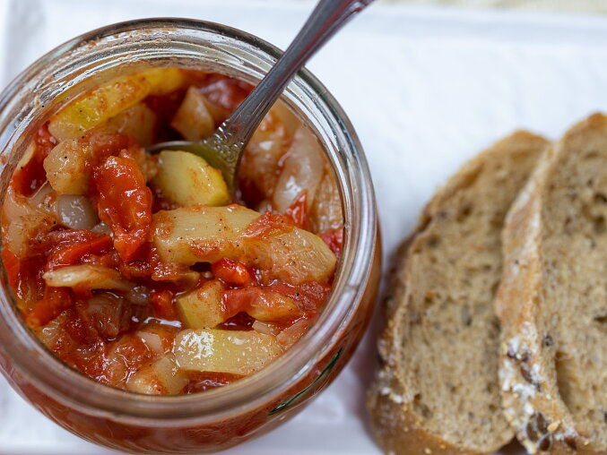 Homemade Vegetable Spread for Toast
