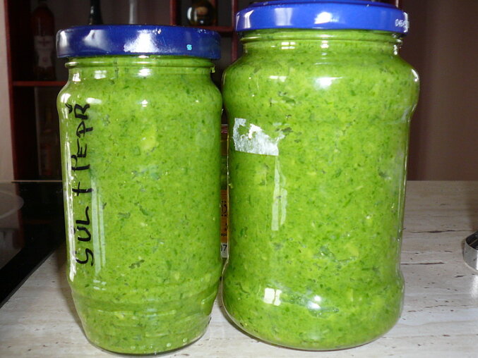 Garlic Scape Pesto