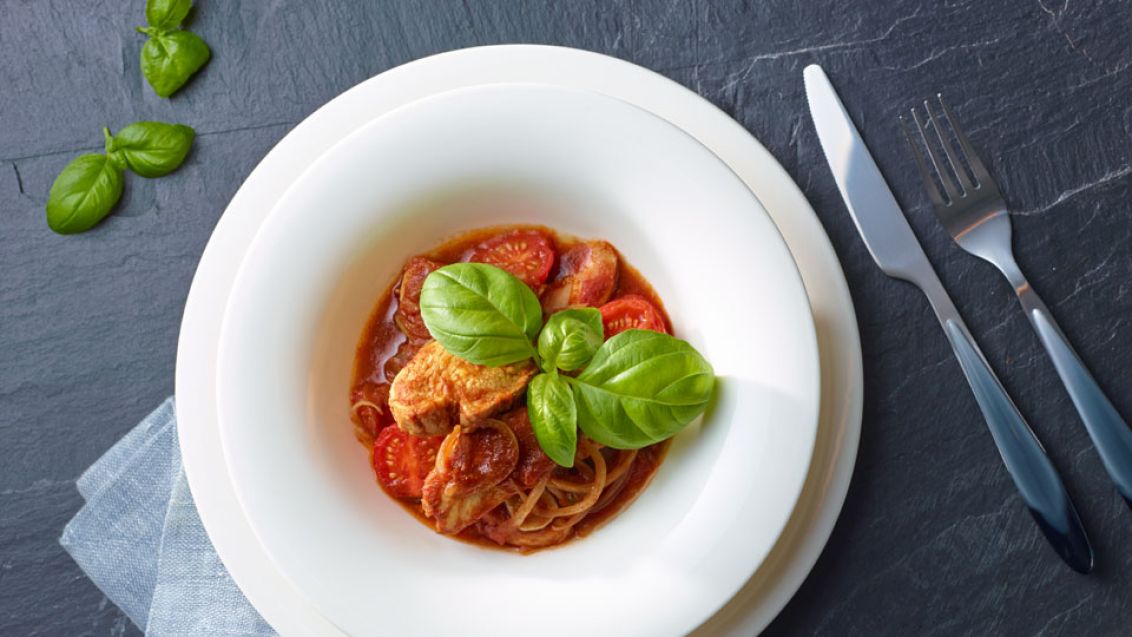 Chicken Breast with Tomatoes and Balsamic
