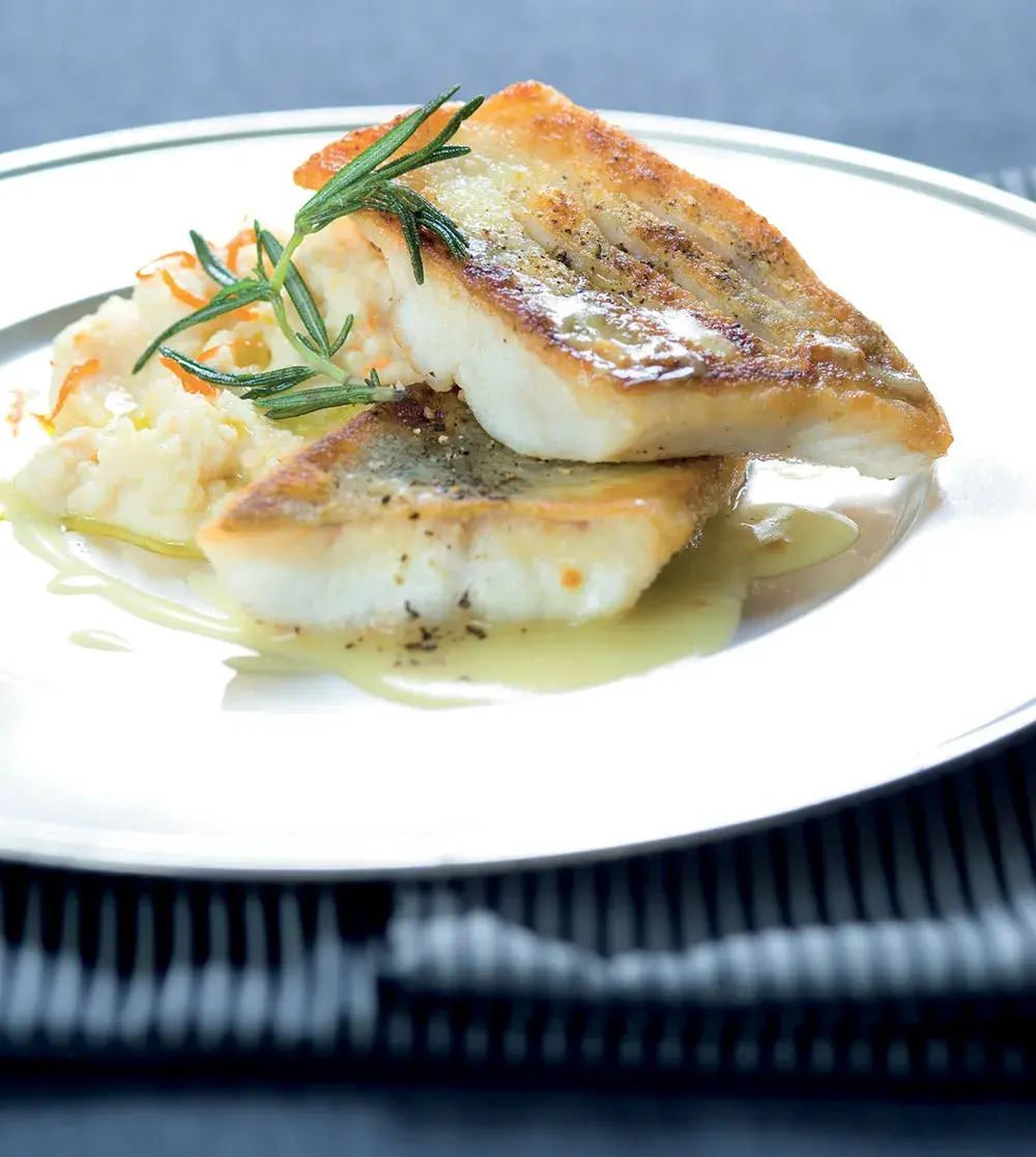 Pikeperch with Rosemary and Celeriac Purée