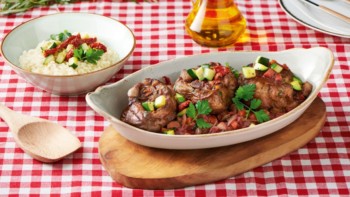 Telecí ossobuco na červeném víně