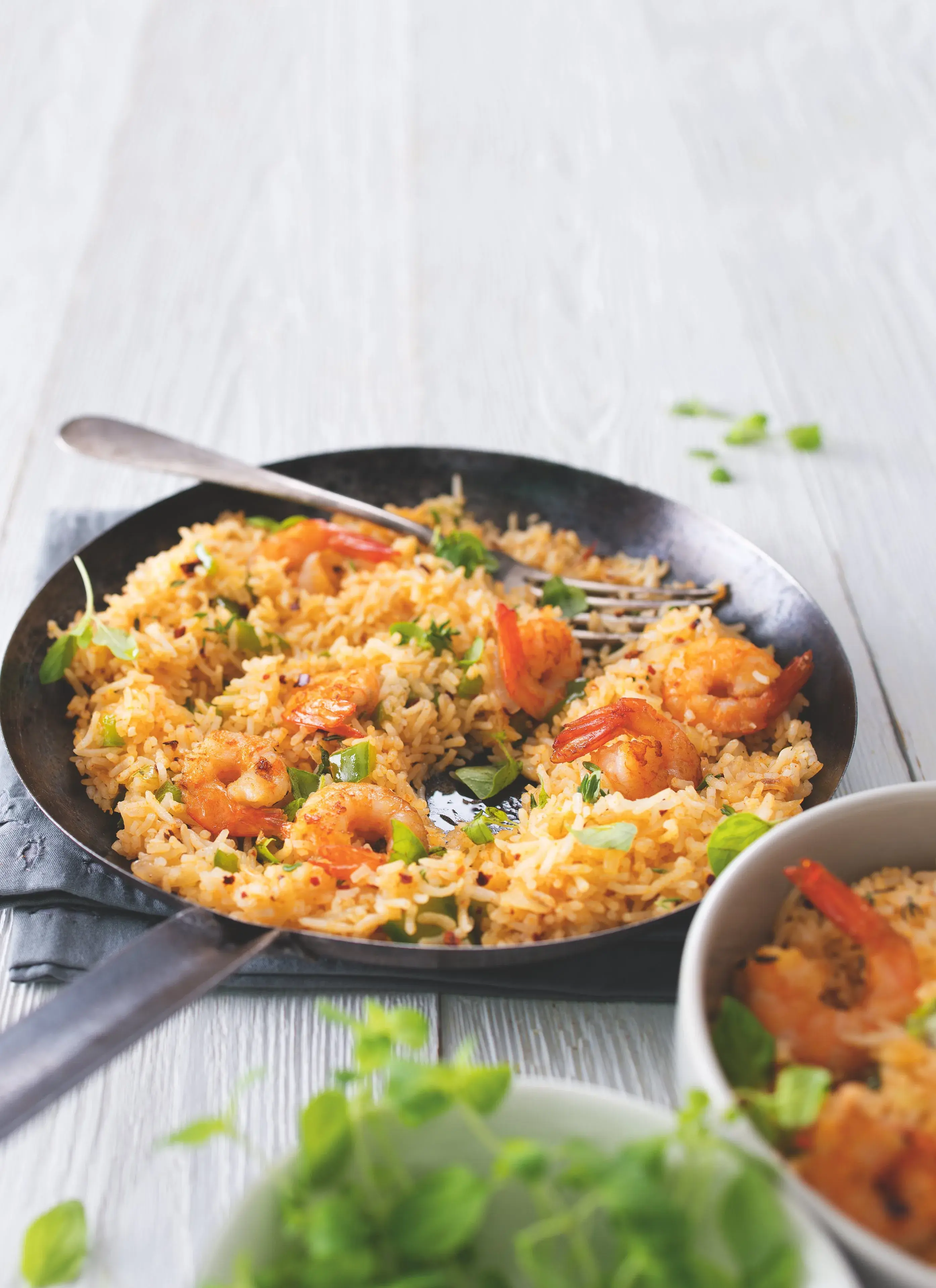 Cajun Fried Rice with Prawns