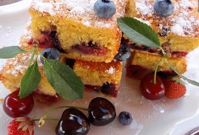 Bublanina (Czech Kefir Fruit Tray Cake)
