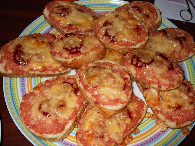Baked Baguette Toasts – Warm Chlebíčky (Czech Open Sandwiches)