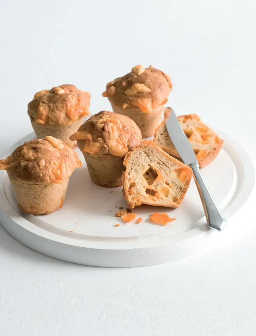 Slané pivní muffiny se sýrem