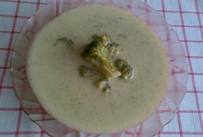 Krémová brokolicová polévka