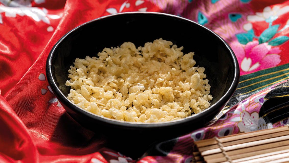 Tempura do asijských polévek