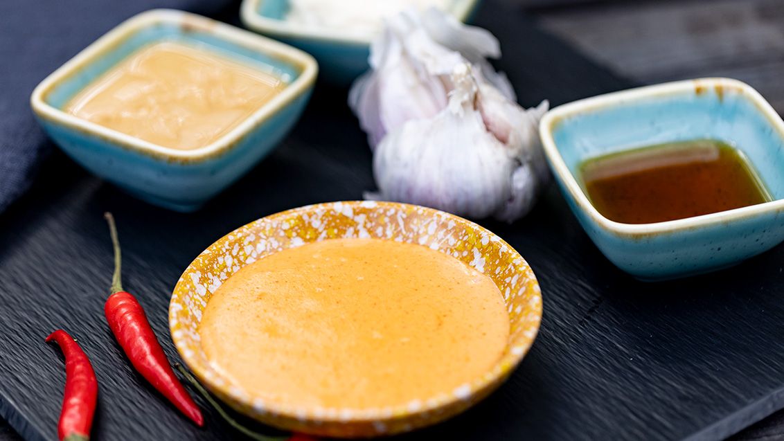 Sriracha–Peanut Mayonnaise