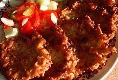 Pattypan Squash Potato Fritters