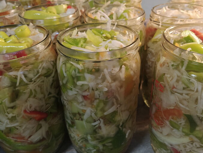 Pickled Green Tomato Relish