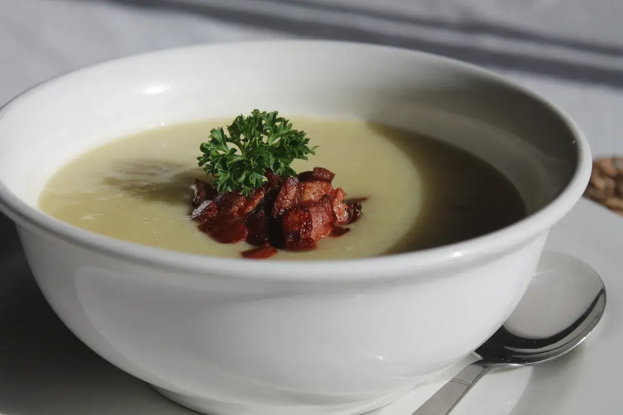 Leek Soup with Parmesan