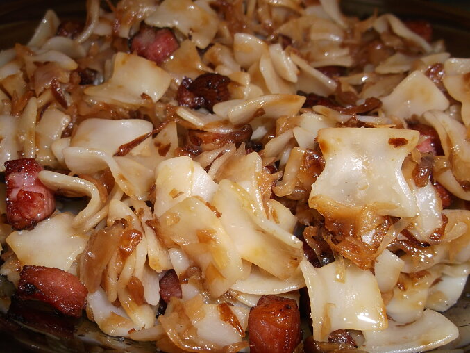 Fleky with Cabbage (Czech Pasta with Braised Cabbage)