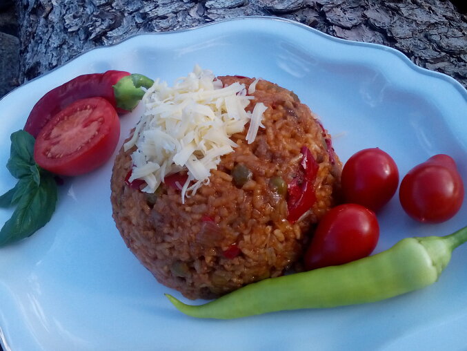 Serbian Rice with Minced Meat