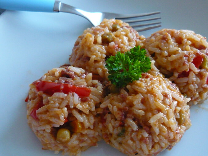 Risotto with Canned Pork
