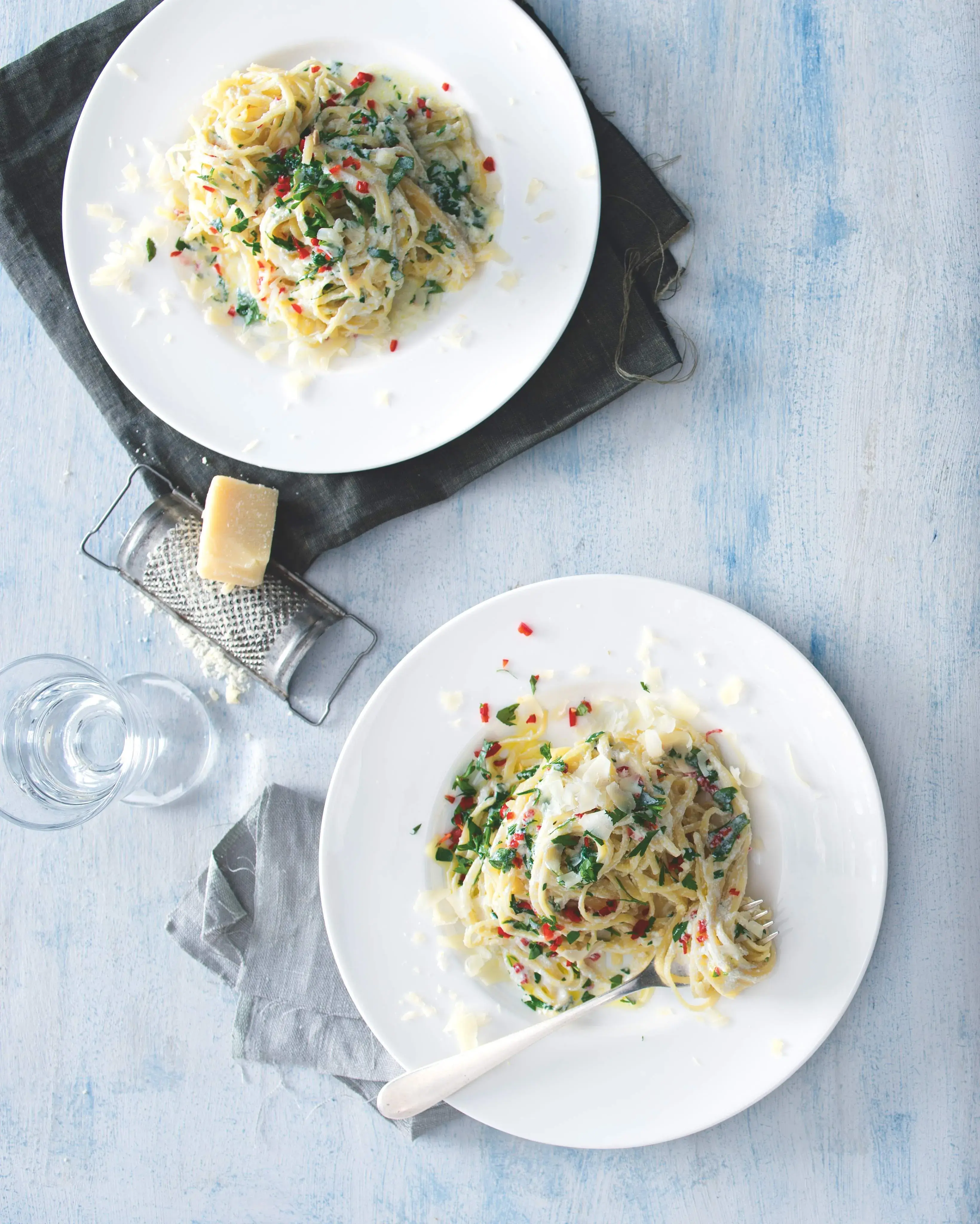 Linguine with Ricotta, Fennel, Lemon and Chilli