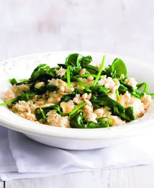 Couscous with Spinach