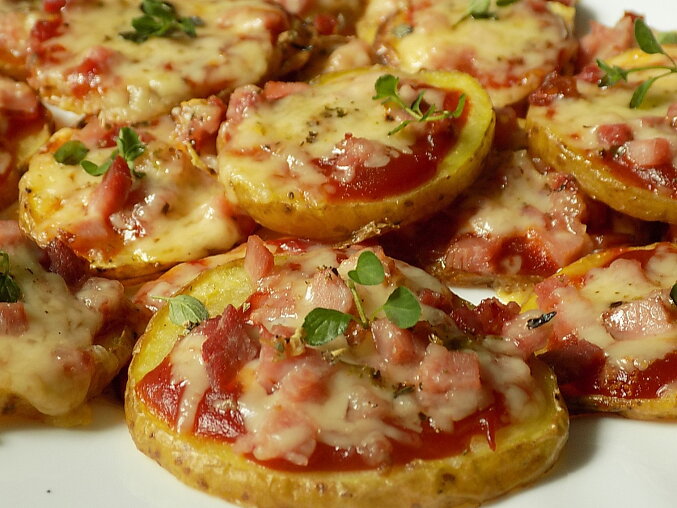 Bramborové mini pizzy