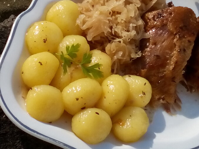 Bramborové knedlíčky neboli noky ze dvou surovin