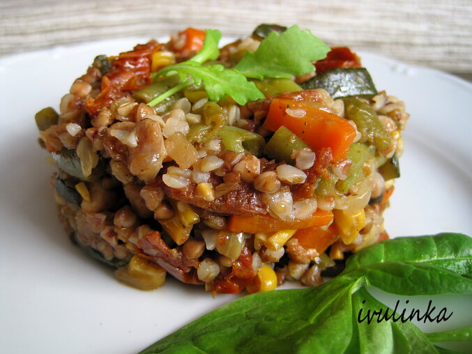 Buckwheat with Sautéed Vegetables