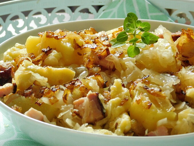 Czech Potato Dumplings with Cabbage, My Way