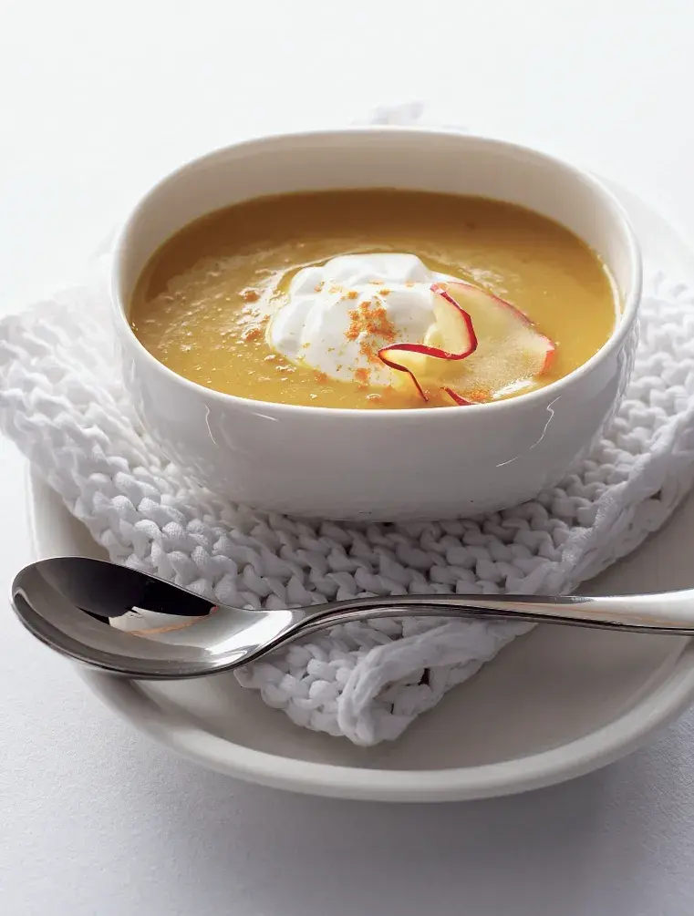 Creamy Pumpkin and Apple Soup