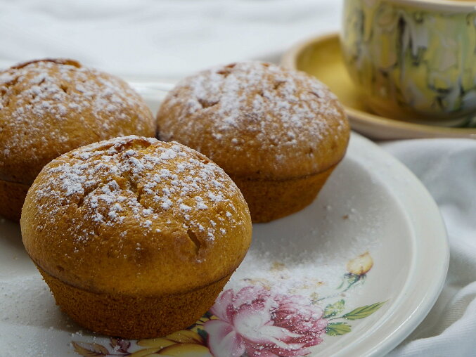 Moist Yogurt Muffins