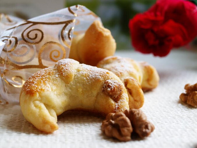 St Martin's Crescent Rolls with Walnut Filling