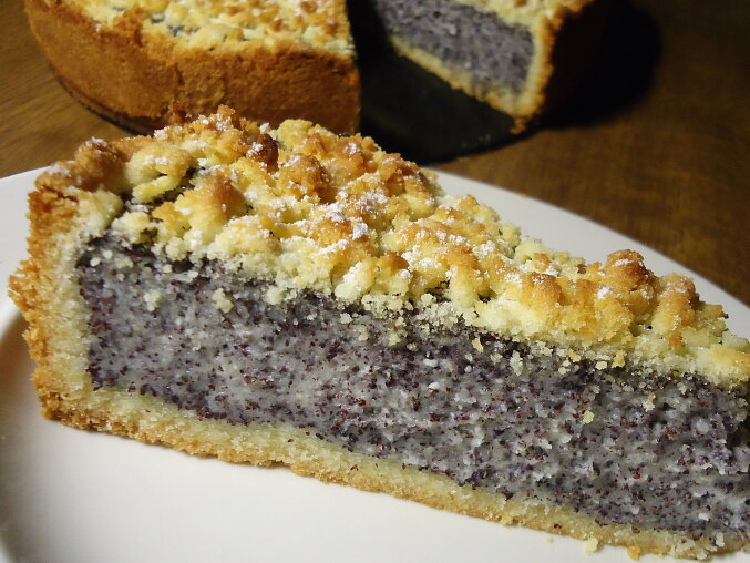 German Poppy Seed and Quark Cake