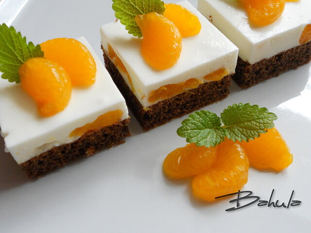 Mandarin Kefir Squares
