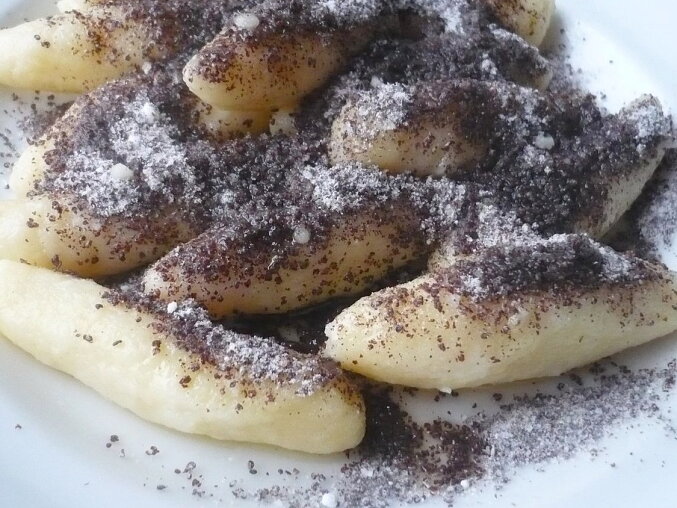 Czech Potato Dumplings with Poppy Seeds