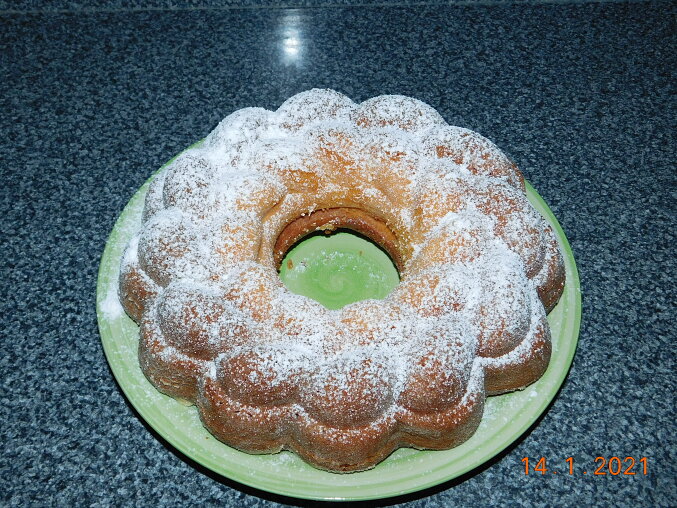 Bábovka (Czech Bundt Cake) with Sour Cream