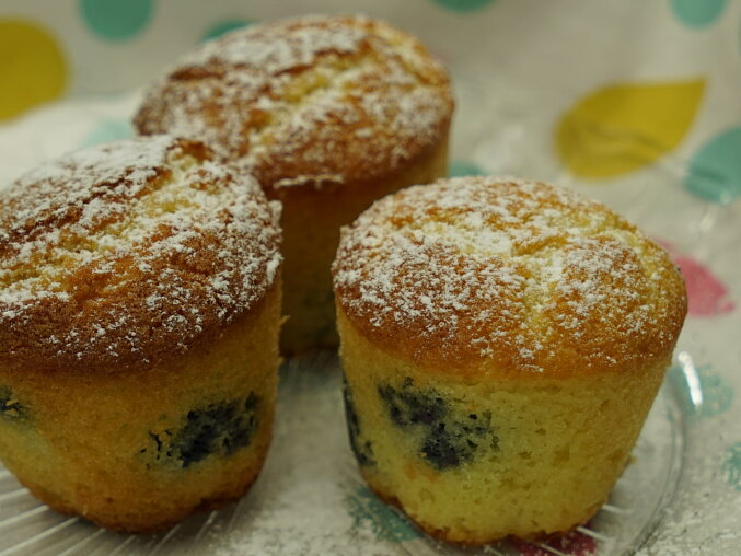 Borůvkové muffiny