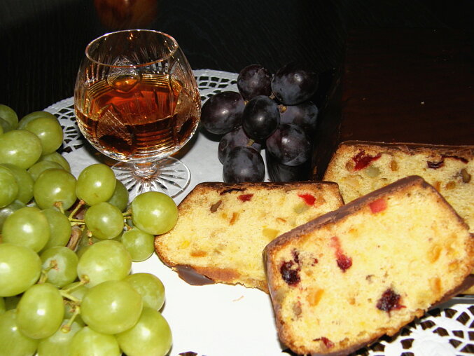 Bishop's Bread with Candied Fruit and Chocolate