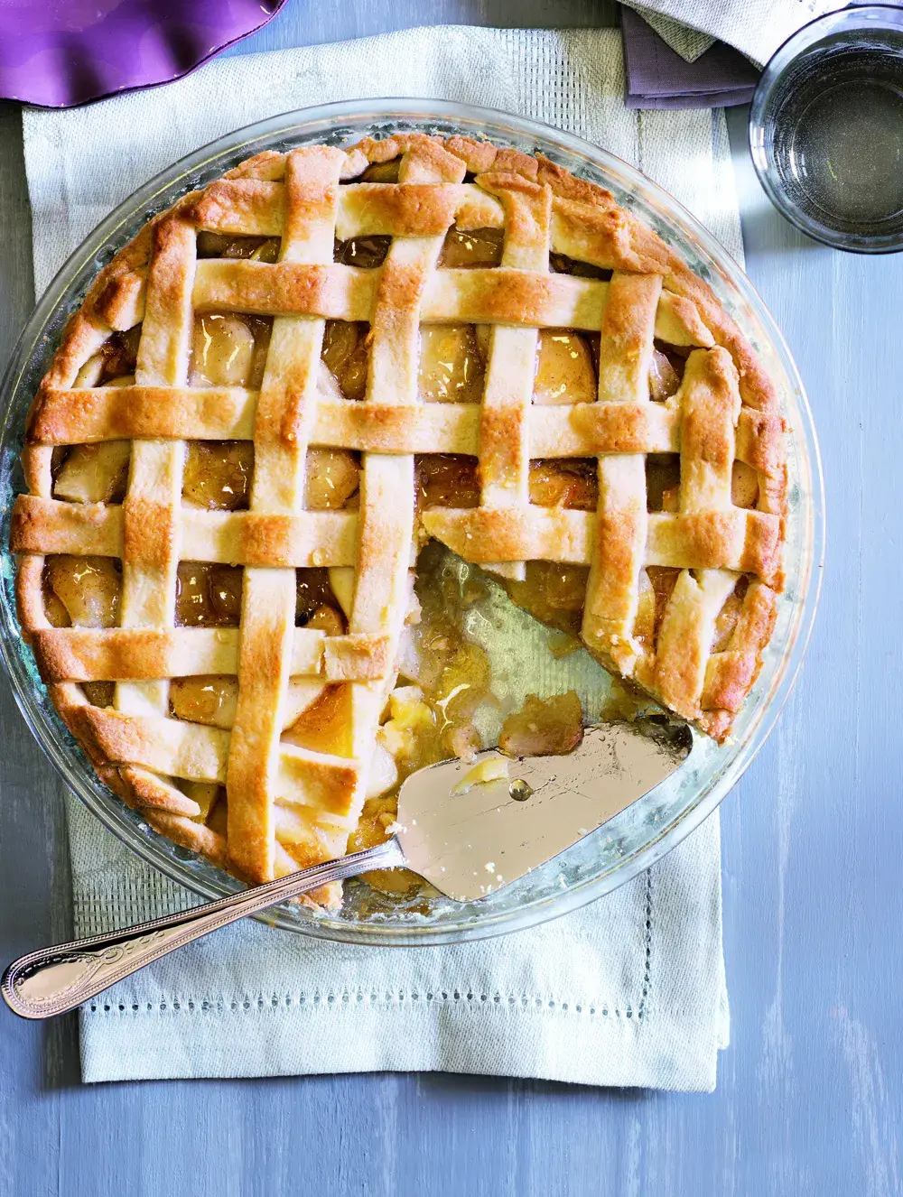 Granny's Apple Pie with a Lattice Top