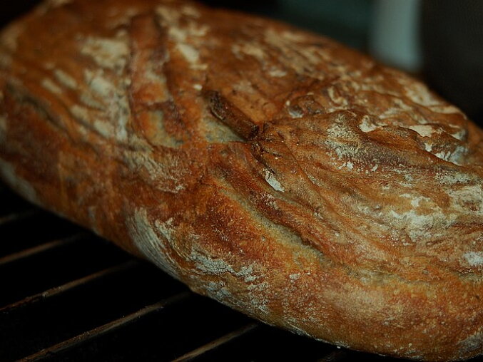 Homemade Bread with Potatoes and Caraway