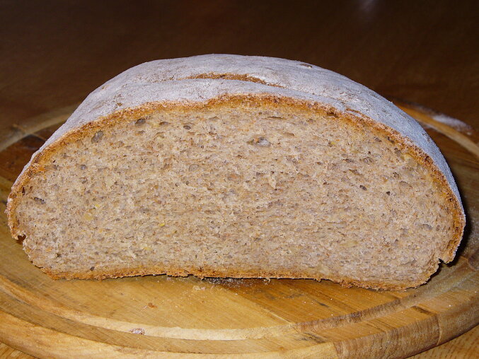 Dark Sunflower Seed Bread with Buttermilk