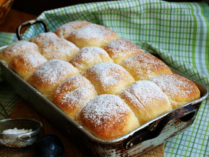 Czech Baked Fruit Dumplings