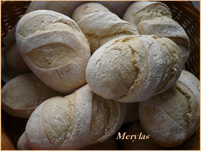 Homemade Farmhouse Baguettes or Rolls