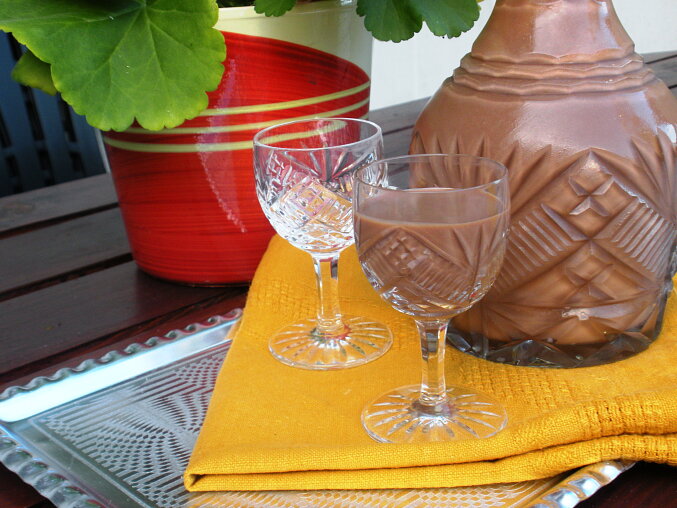 Domácí kaštanový Baileys
